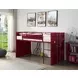 Cargo Red Twin Loft Bed with Slide