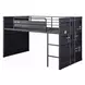 Cargo Gunmetal Twin Loft Bed with Slide