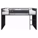Cargo Gunmetal Twin Loft Bed with Slide