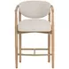Sigrid Monument Oatmeal Upholstered Counter Height Stool