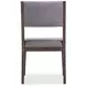 Linea Grey And Cerused Charcoal Side Chair Set of 2