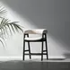 Cove Vintage Black Upholstered Counter Height Chair Set of 2