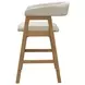 Cove Natural Upholstered Counter Height Chair Set of 2