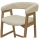 Cove Natural Upholstered Counter Height Chair Set of 2