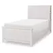 Ashton Bleached Linen Youth Bookcase Bedroom Set with LED