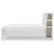 Ashton Bleached Linen Youth Bookcase Bedroom Set with LED