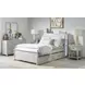Ashton Bleached Linen Rectangular Dresser Mirror