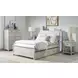 Ashton Bleached Linen Youth Bookcase Bedroom Set with LED