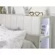 Ashton Bleached Linen Full Bookcase Bed with LED