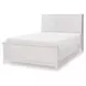 Ashton Bleached Linen Full Bookcase Bed with LED