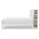 Ashton Bleached Linen Full Bookcase Bed with LED