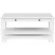Wilmington White Wood Top Occasional Table Set