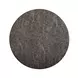 Cynthia Dark Emperador and Walnut Outdoor 54" Round Marble Top Dining Table
