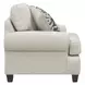 Awesome Oatmeal Beige Performance Fabric Upholstered Accent Chair with Pillow