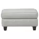 Awesome Oatmeal Beige Performance Fabric Upholstered Rectangular Cocktail Ottoman