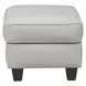 Awesome Oatmeal Beige Performance Fabric Upholstered Rectangular Cocktail Ottoman