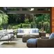 Cypress Point Ocean Terrace Blue Upholstered Rectangular Outdoor Ottoman