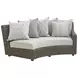 Cypress Point Ocean Terrace Beige Curved Outdoor Sectional