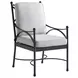 Pavlova Gray Upholstered Outdoor Dining Chair