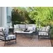 Pavlova Gray Upholstered Outdoor Accent Chair