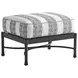 Pavlova Black and White Performance Fabric Outdoor Conversation Set