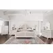 Rodanthe Dove White 8 Drawer Dresser and Arched Mirror