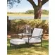 Pavlova White Performance Fabric Rectangular Outdoor Ottoman