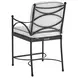 Pavlova White and Black Performance Fabric Outdoor Counter Height Stool