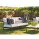 Pavlova Black and White Performance Fabric Outdoor Conversation Set