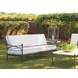 Pavlova Black and White Performance Fabric Outdoor Conversation Set