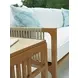 St Tropez White Outdoor 77" Sofa with Pillows