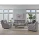 Kendall Telluride Stone 85" Triple Power Reclining Sofa with USB Charging