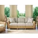 Los Altos Valley View Brown Outdoor 83" Sofa