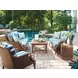 Harbor Isle Blue Outdoor 63" Loveseat