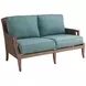 Harbor Isle Blue Outdoor 63" Loveseat