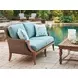 Harbor Isle Blue Outdoor 63" Loveseat