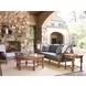 Harbor Isle Blue Outdoor 92" Sofa