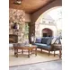 Harbor Isle Blue Outdoor 92" Sofa