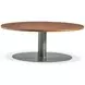 Brasea Lume and Tungsten Round Occassional Table Set