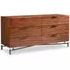 Brasea Lume and Tungsten 6 Drawer Small Dresser