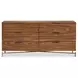 Brasea Beige and Lume Performance Fabric Upholstered Panel Bedroom Set