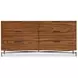Brasea Beige and Lume Performance Fabric Upholstered Panel Bedroom Set