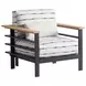 South Beach Gray Outdoor Conversation Set