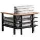 South Beach Gray Outdoor Conversation Set