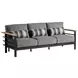 South Beach Gray Outdoor Conversation Set