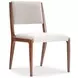 Brasea Beige Performance Fabric Upholstered Side Chair