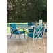 Silver Sands Blue Upholstered Outdoor Arm Chair