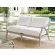 Silver Sands Beige Outdoor 60" Loveseat