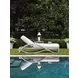 Silver Sands Beige Outdoor 82" Chaise Lounge