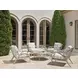 Silver Sands Gray Upholstered Outdoor Lounge Chair